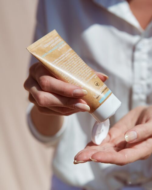 Hand- und Nagelcreme  präbiotisch Goldener Lein + Steinrose