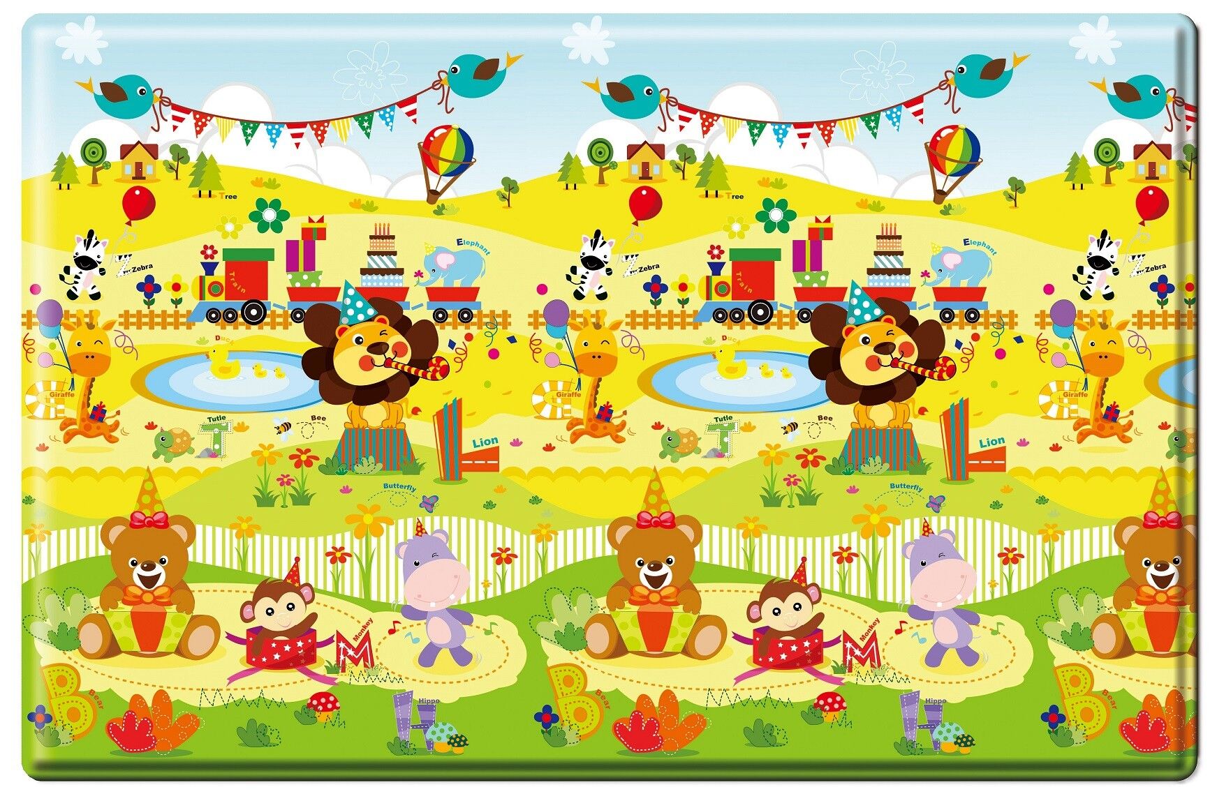 LALALU playmat Premium L - Happy Birthday