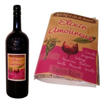 L'Elixir des Amoureux , l'élixir aux 2 gingembres – Mix VINS pour 2 bouteilles 1