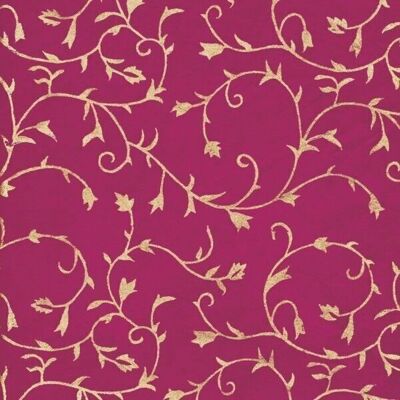 Feuilles d'emballage cadeau Lokta Floral Design - Cerise