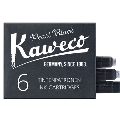 Cartouches d'encre Kaweco 6 pièces noir
