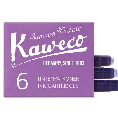 Cartouches d'encre Kaweco 6 piezas berenjena