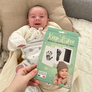 Keep’Love - 500 Kits d'empreintes pour mains et pieds de bébé 2