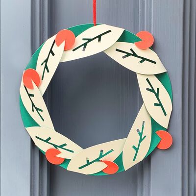 Christmas Wreath to fold out and hang