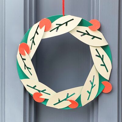 Christmas Wreath to fold out and hang