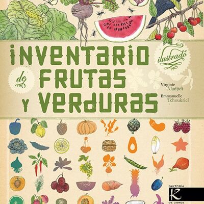 Illustriertes Verzeichnis von Obst und Gemüse