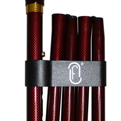 Folding Walking Stick Garnet