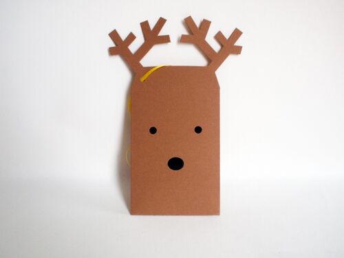 Reindeer Envelope Gift Tag