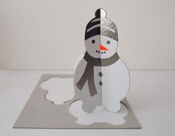 Bonhomme de neige PopOut 1