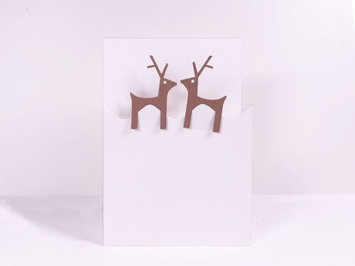Reindeer Bookmarks Card