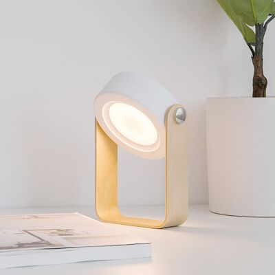 Lampe de bureau, LED, commande tactile, rechargeable, chargement USB, suspension comme lampe de table/lampe de camping