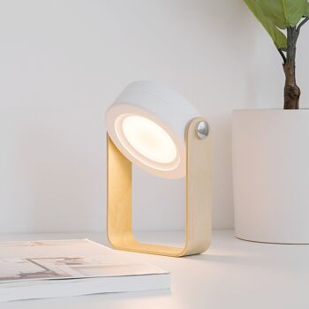 Lampe de bureau, LED, commande tactile, rechargeable, chargement USB, suspension comme lampe de table/lampe de camping 1