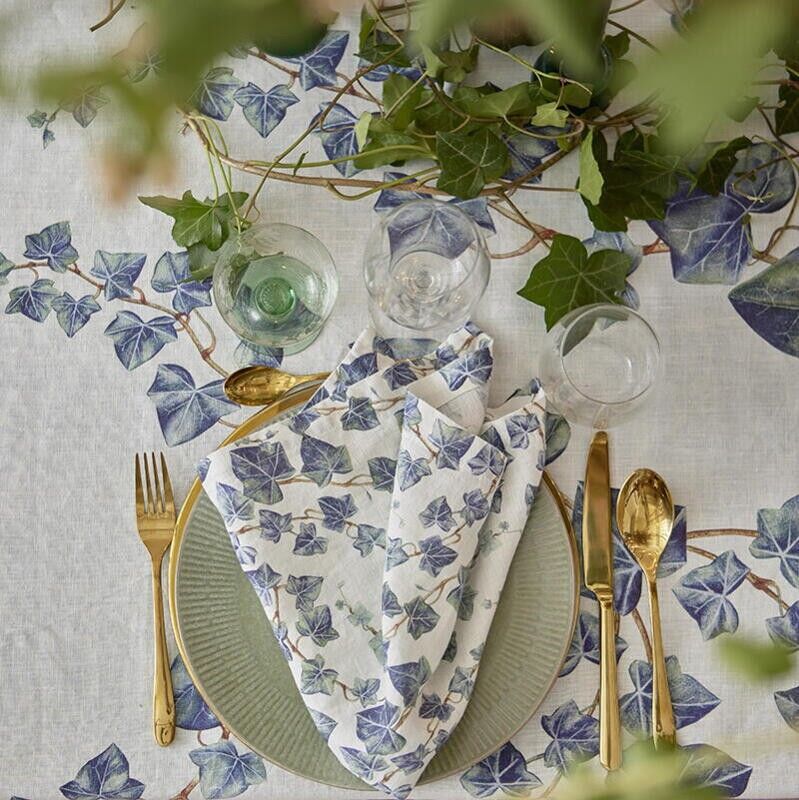 Leinenservietten Efeu