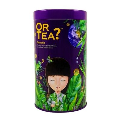 Detoxania - té verde orgánico con hierbas y frutas - Bote (tapa con tapón) - 100g