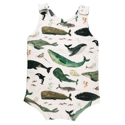 Whale Song - Short Romper