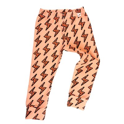 Leopard Lightning Bolts - Leggings