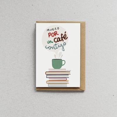Card with envelope - Cafelito