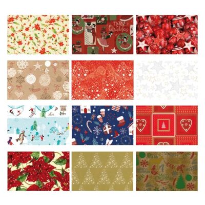 Christmas gift wrapping paper, large format, Big Nat
