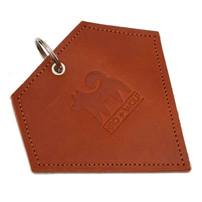 Poo Pouch Diamond 'Brown Leather'