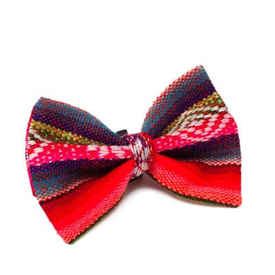 Inca Orange Dog Bow Tie