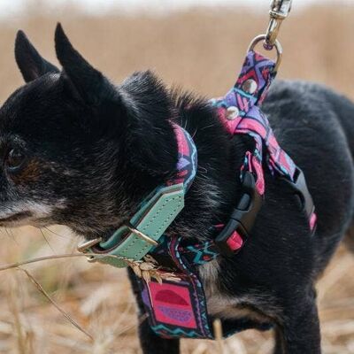 Mud Cloth Dog Harness