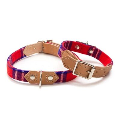 Shuka Red Dog Collar- Extra Large
