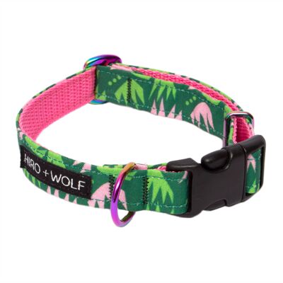 Combs Adjustable Fabric Dog Collar