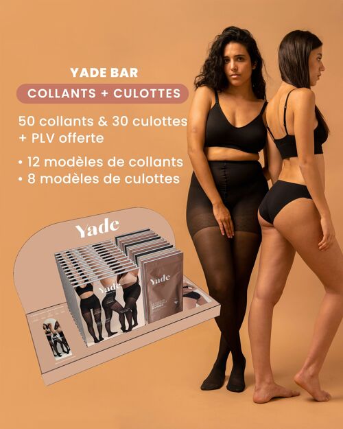Pack - Yade Bar Collants & Culottes - 50 collants & 30 culottes