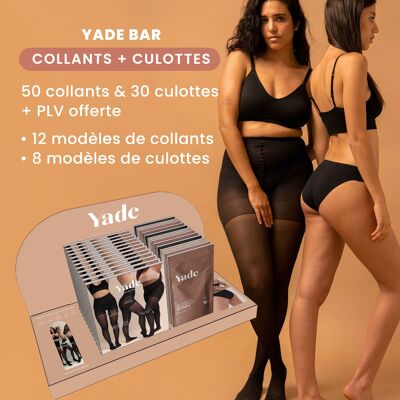 Pack - Medias y Braguitas Yade Bar - 50 medias y 30 braguitas