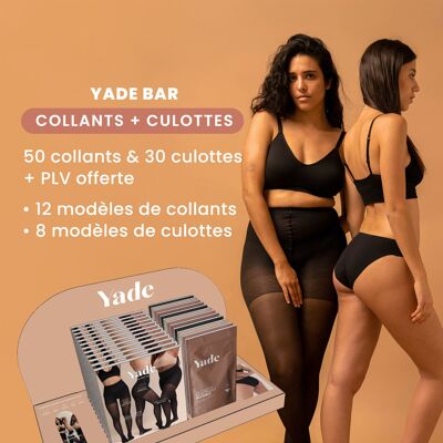 Confezione - collant e mutandine Yade Bar - 50 collant e 30 mutandine
