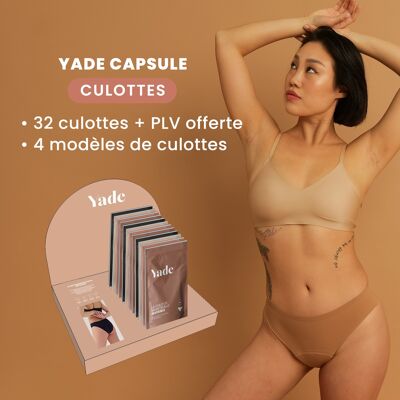 Pack - Capsule Culottes Menstruelles - 32 culottes menstruelles