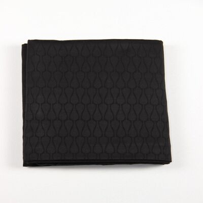 Tablecloth - Black w. seeds pattern