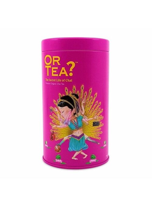 The Secret Life of Chai -organic black tea with spices- Tin Canister (Plug Lid)- 100g