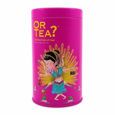 La Vida Secreta del Chai -té negro orgánico con especias- Bote de Lata (Tapa Tapón)- 100g
