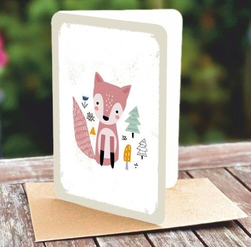 Naturpapier Doppelkarte 5147