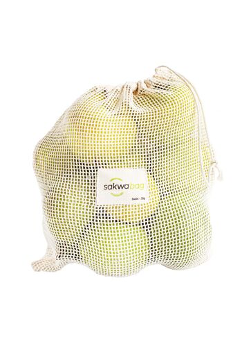 Sac en coton pour fruits et légumes 20x28cm 1