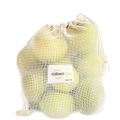 Bolsa de algodón para frutas y verduras 20x28cm