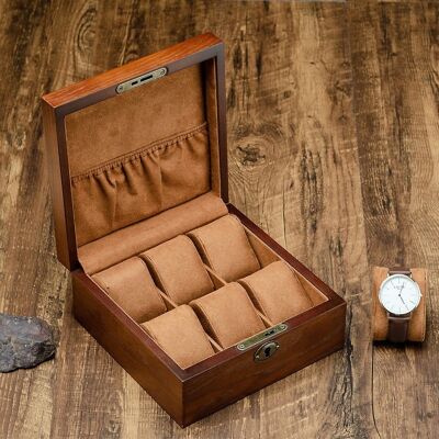 Wooden Watch Box - 6 Slots - Model 2