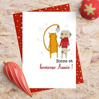French New Year Card - Happy New Year!