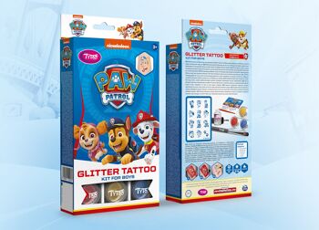 Kit de tatouage TyToo Paw Patrol Glitter garçon 1