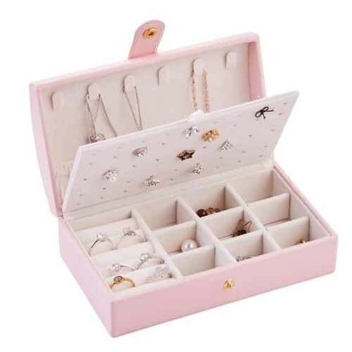 Coffret Bijoux de Voyage - Rose