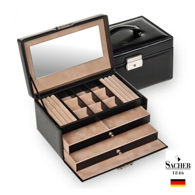 Transportable Jewelery Box - Elly - Synthetic Leather