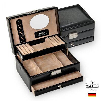 Elegant Jewelery Box - Carola - Black