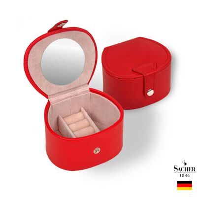 Round Travel Jewelery Box - Girlie - Round