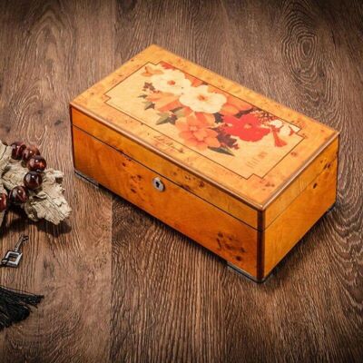 Ancient Chinese Jewelry Box - Flower