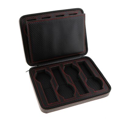 Carbon Watch Case - 8 Slots