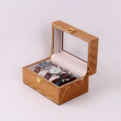 Petit Coffret Pour Montre En Bois - Clair