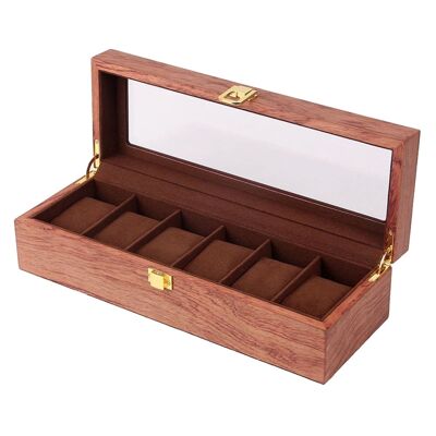 Watch Storage Box - Red Wood