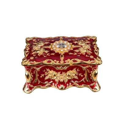 Boîte à Bijoux Royal Antique - M Rouge