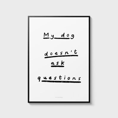 A3 Quote Wall Art Print 34